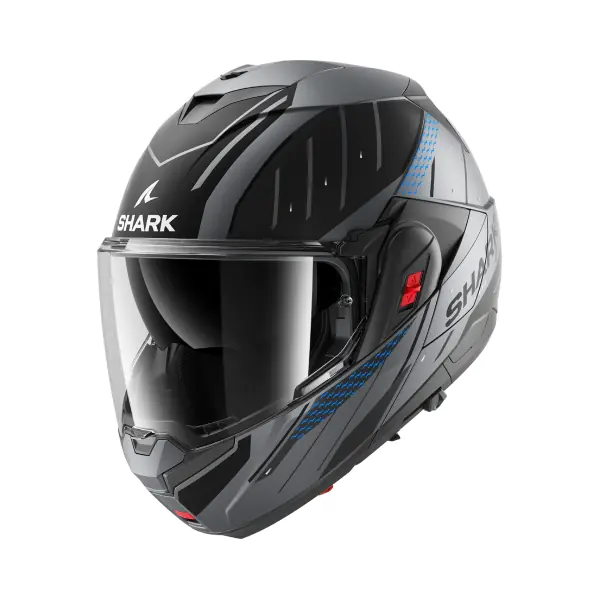 Shark Каска Oxo Rydger Mat Anthracite Blue Black - BobiMX.com Shark Каска Oxo Rydger Mat Anthracite Blue Black