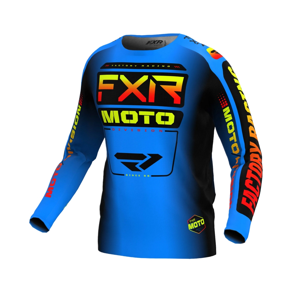 FXR Тениска Clutch MX24 Blue Inferno - изглед 1
