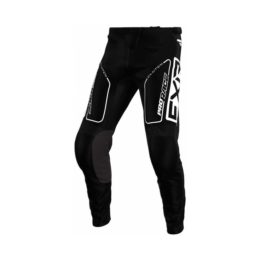 FXR Панталон Clutch MX24 Black White - изглед 1
