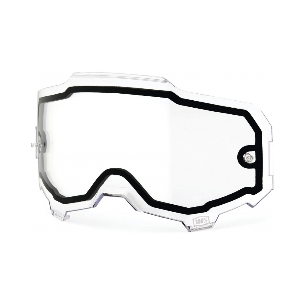 100% Слюда за очила 100% Armega - прозрачна двойна - изглед 1