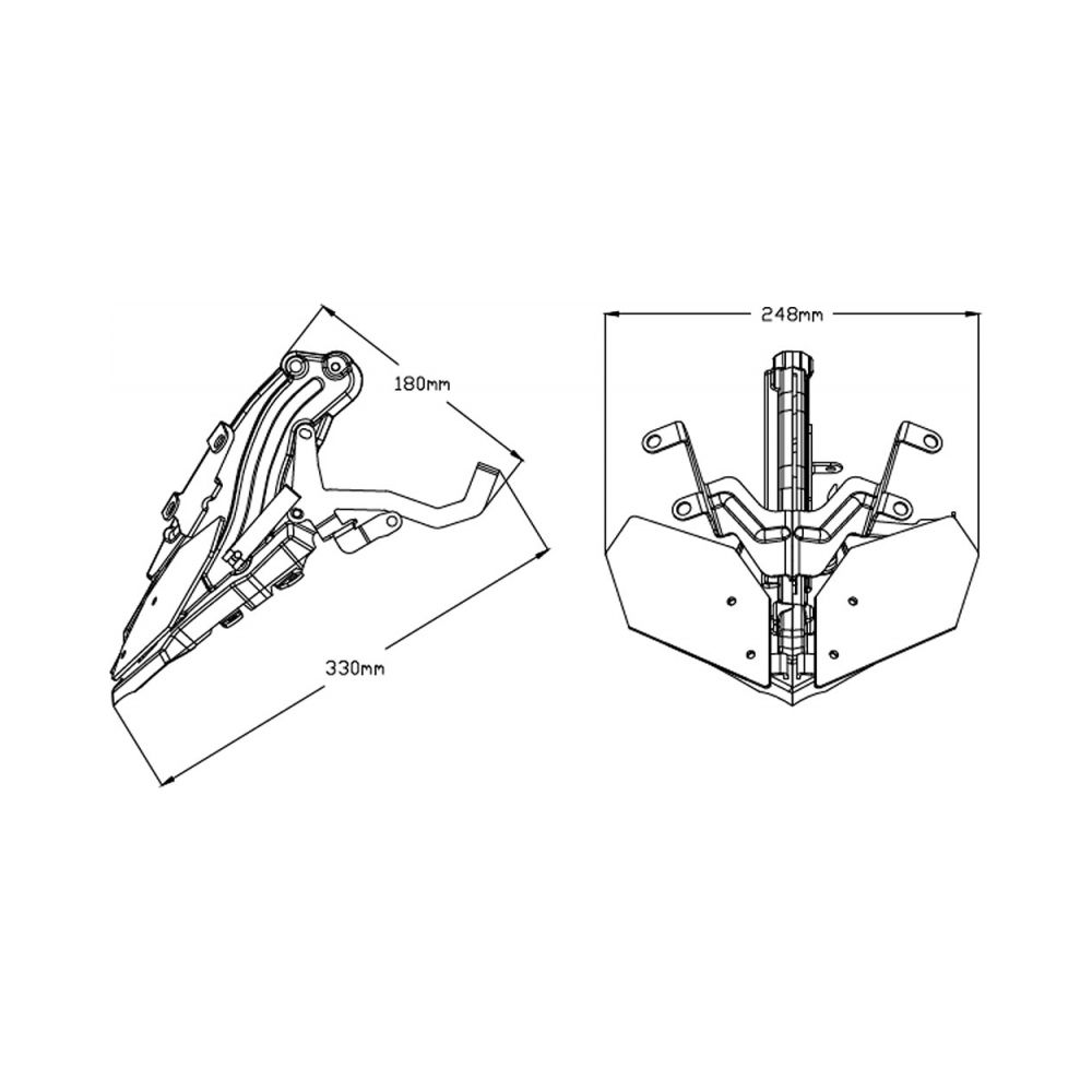 Puig Механизъм за регулиране позицията на слюдата ръчен Yamaha MT-09 17-20 - изглед 6