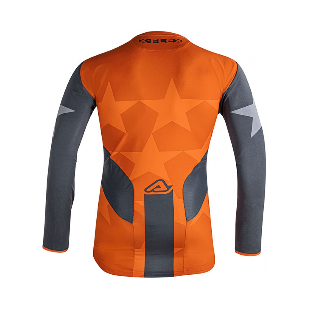 Acerbis Тениска X-Flex Starway оранжев - изглед 3
