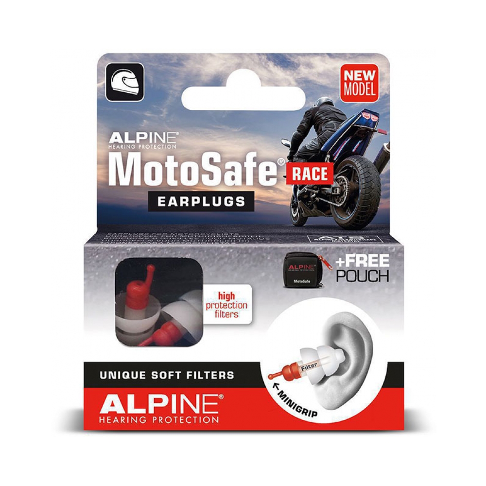 Alpine Тапи за уши Motosafe Race - изглед 1