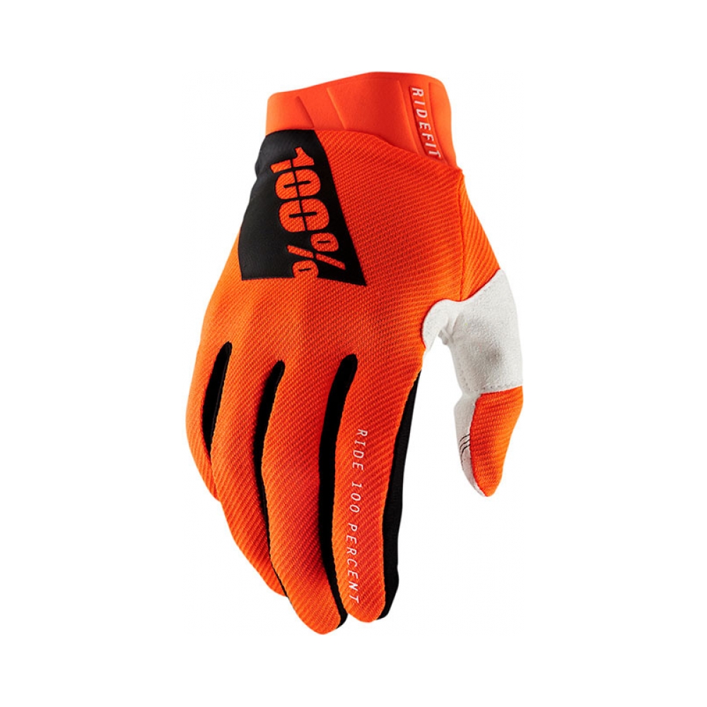 100% Ръкавици Ridefit Orange - изглед 1
