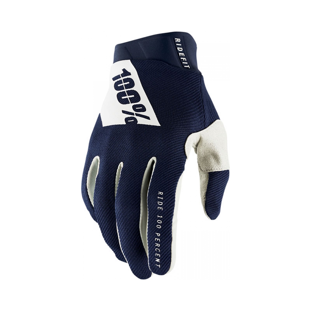 100% Ръкавици Ridefit Blue/White - изглед 1