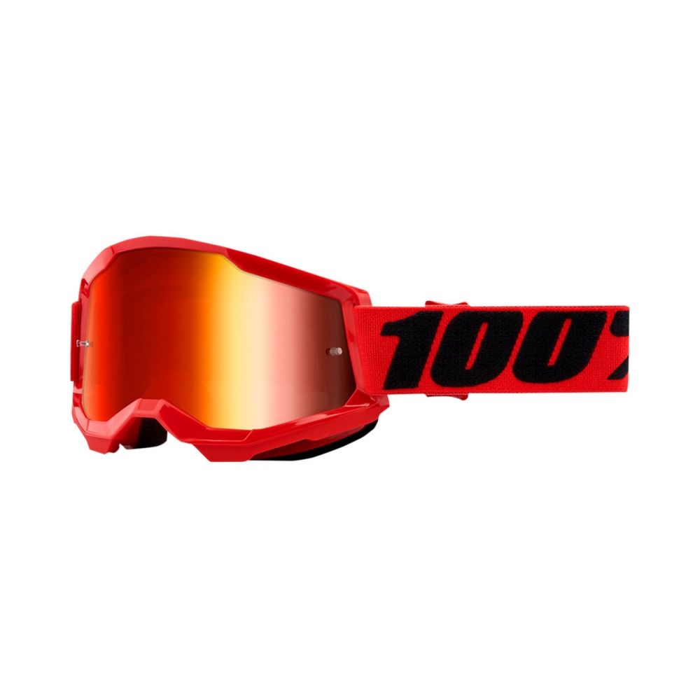 100% Очила Strata2 Red - Mirror Red - изглед 1