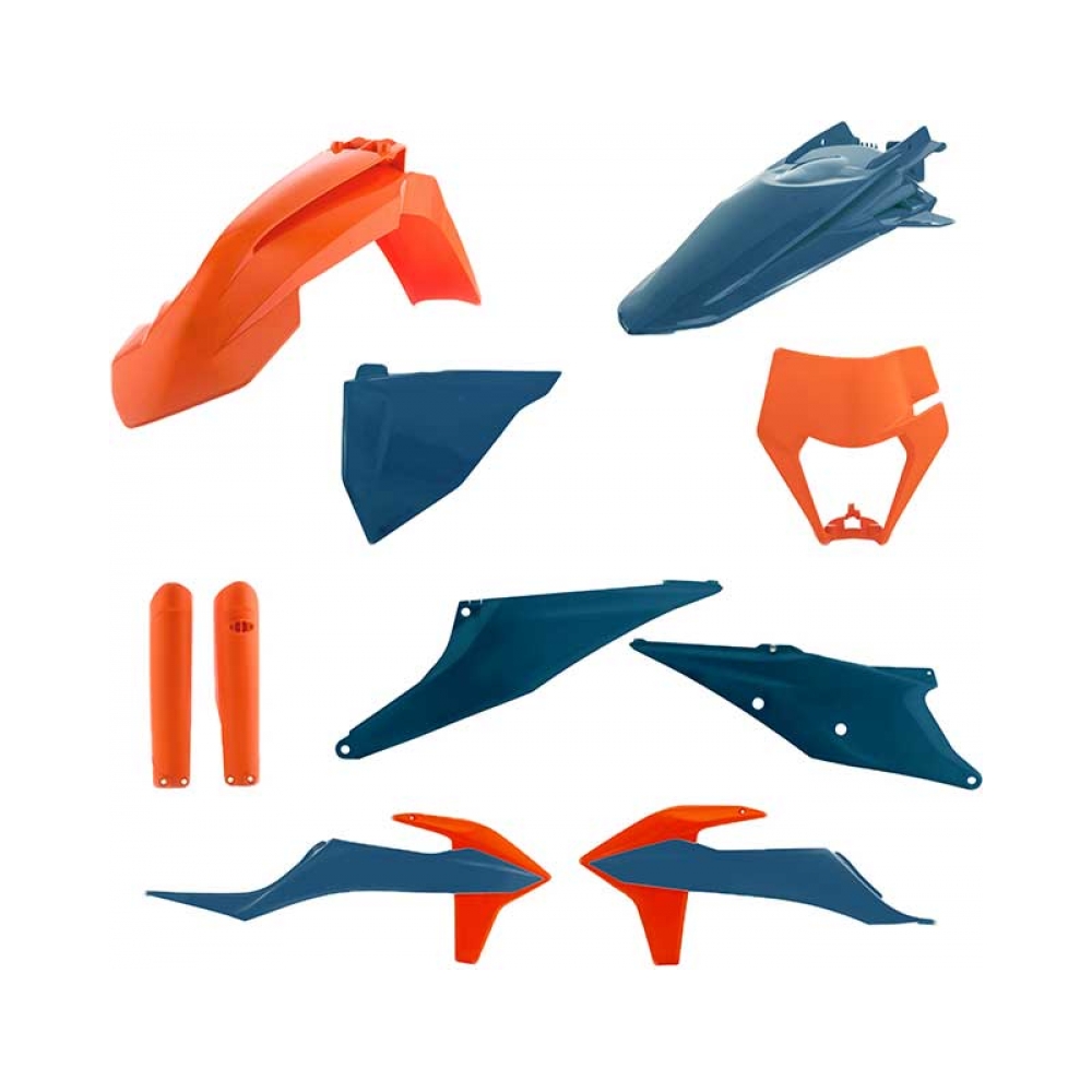 Acerbis Пълен кит пластмаси KTM EXC/EXC-F 20-23 оранжев/син - изглед 1