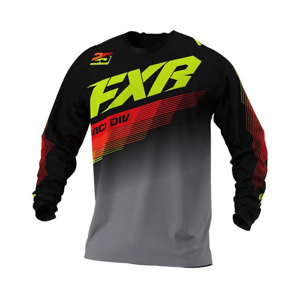 FXR Тениска Clutch MX Black/Grey/Nuke - изглед 1