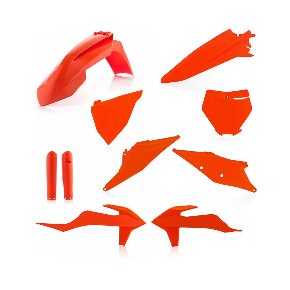 Acerbis Пълен кит пластмаси KTM SX125/250 19-22, SX-F250/350/450 19-22 Оранжев - изглед 1