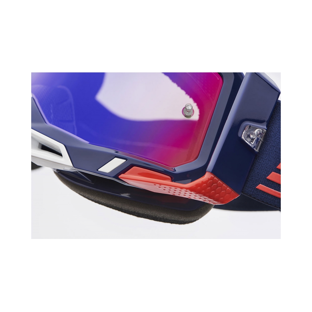 100% Очила Racecraft2 Republic - Mirror Red/Blue - изглед 4