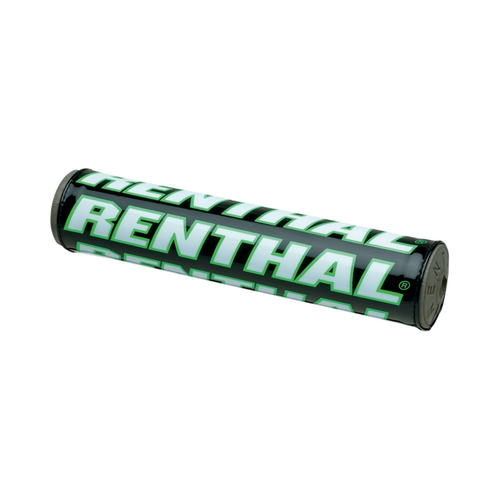 Renthal Протектор за кормило Team Issue SX Pad Черен/Бял/Зелен - изглед 1