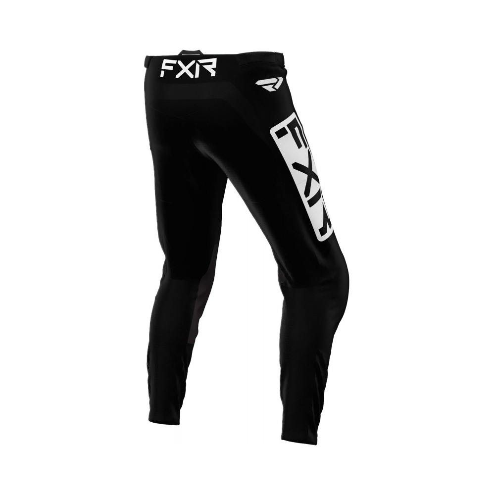 FXR Панталон Clutch MX24 Black White - изглед 2