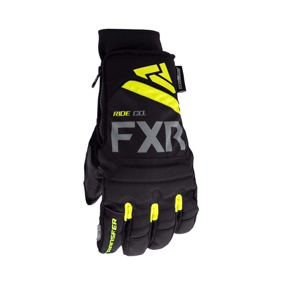 FXR Зимни ръкавици Transfer Short Cuff Black/Hi Vis - изглед 1