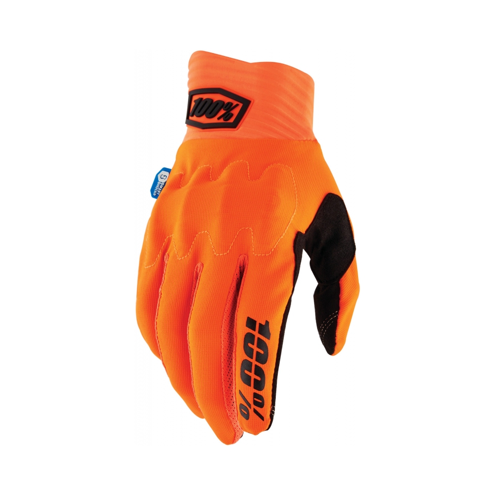 100% Ръкавици Cognito Smart Shock Fluo Orange - изглед 1