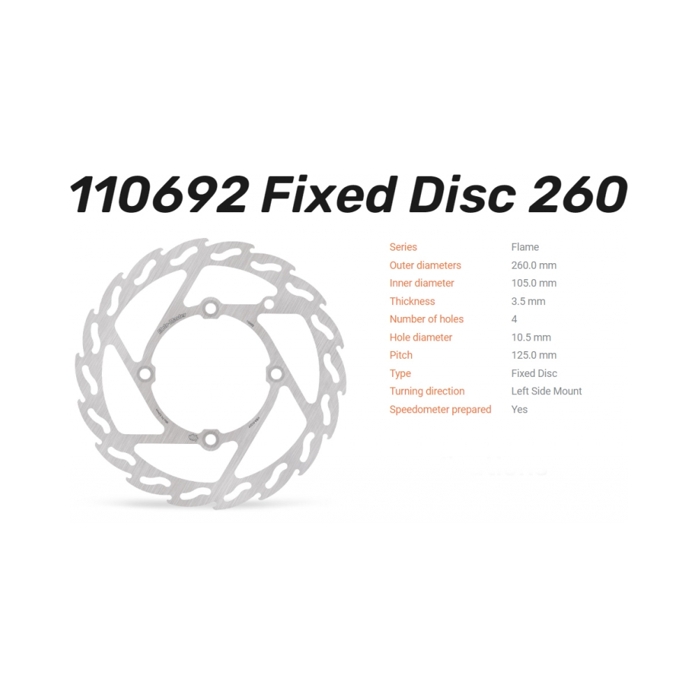 Moto-Master Спирачен диск Flame преден Beta RR125 Enduro 09-24 - изглед 2