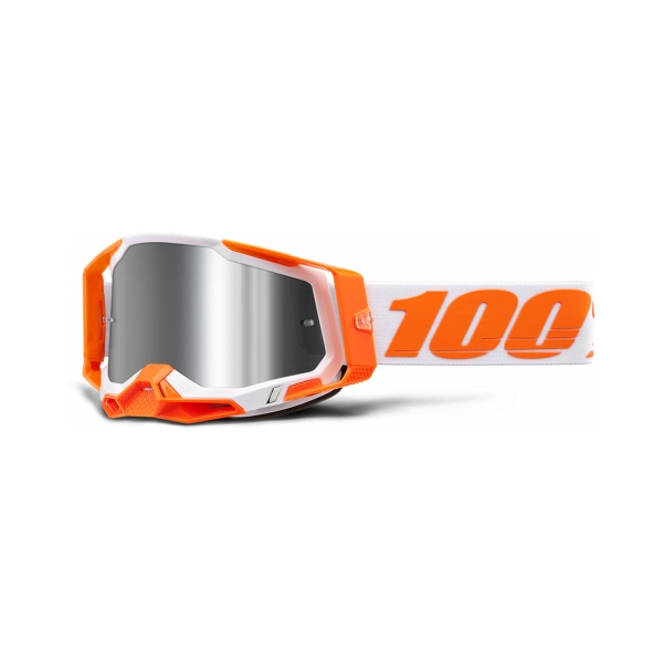 100% Очила Racecraft2 Orange - Mirror Silver Flash