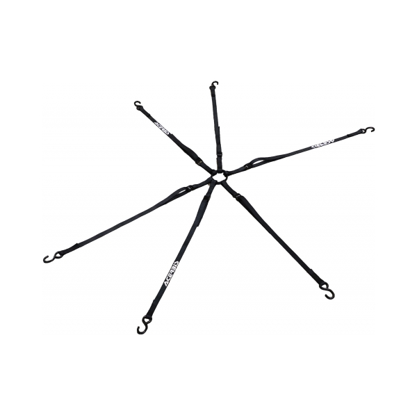 Acerbis Комплект 6 броя колани Tie Down Rango Черен - BobiMX.com Acerbis Комплект 6 броя колани Tie Down Rango Черен