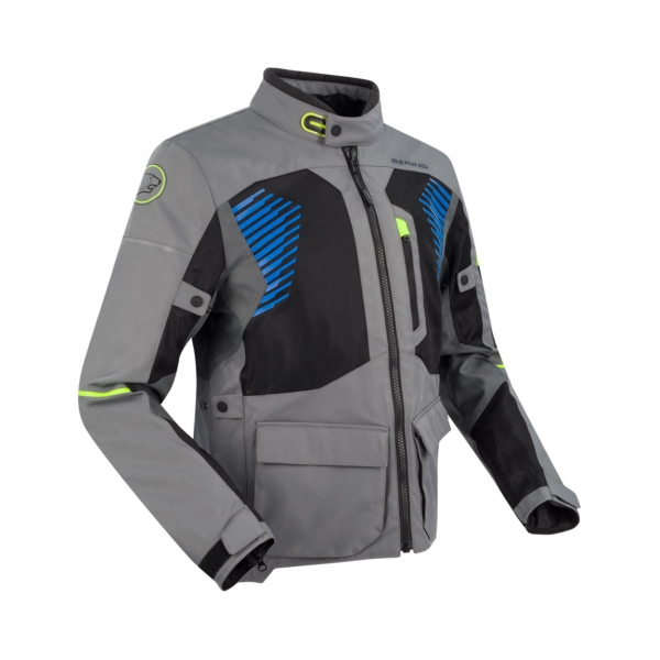 Bering Яке Bakundu Grey/Black/Blue - BobiMX.com Bering Яке Bakundu Grey/Black/Blue