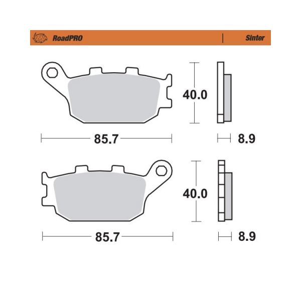Moto-Master Накладки 403102 задни Honda, Kawasaki, Suzuki, Yamaha - BobiMX.com Moto-Master Накладки 403102 задни Honda, Kawasaki, Suzuki, Yamaha