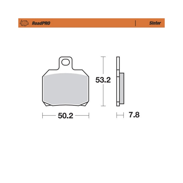 Moto-Master Накладки 404802 задни - BobiMX.com Moto-Master Накладки 404802 задни