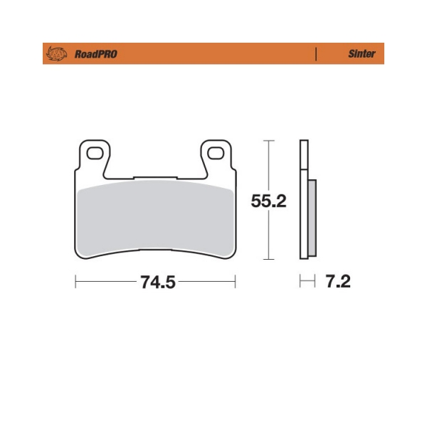 Moto-Master Накладки предни 405001 Honda - BobiMX.com Moto-Master Накладки предни 405001 Honda
