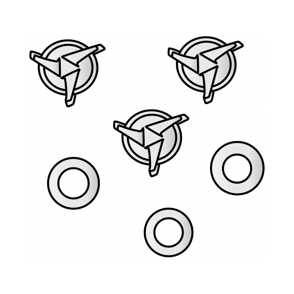 Airoh Комплект болтове за козирка за каска Airoh Aviator Ace - BobiMX.com Airoh Комплект болтове за козирка за каска Airoh Aviator Ace