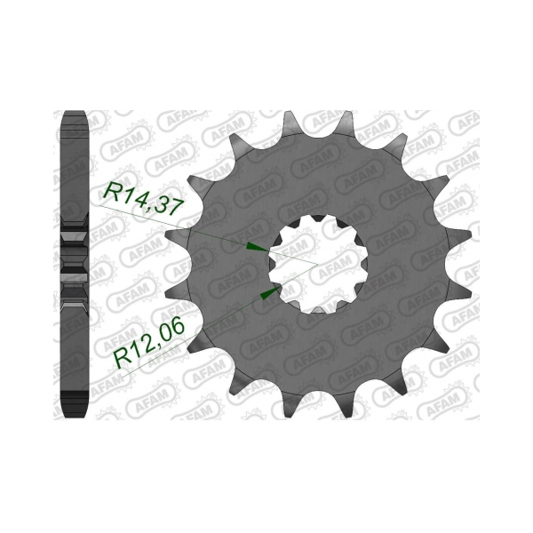 AFAM Преден зъбак 18 Зъба/ 530 Kawasaki ZZR1400 06-20,ZZR1200 02-05, ZZR1100 93-01, ZR1100 92-02 - BobiMX.com AFAM Преден зъбак 18 Зъба/ 530 Kawasaki ZZR1400 06-20,ZZR1200 02-05, ZZR1100 93-01, ZR1100 92-02