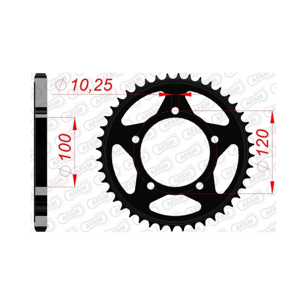 AFAM Заден Стоманен Зъбак 40 Зъба/ 525 Aprilia RSV1000 04-08, NA850 Mana 09-13,1200 Caponord 13-16, 900 Dorsoduro 17-20 - BobiMX.com AFAM Заден Стоманен Зъбак 40 Зъба/ 525 Aprilia RSV1000 04-08, NA850 Mana 09-13,1200 Caponord 13-16, 900 Dorsoduro 17-20