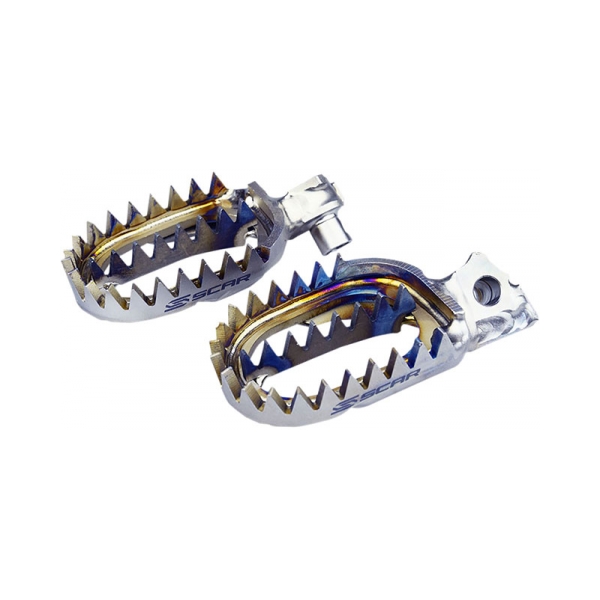 Scar Титаниеви стъпенки KTM EXC/EXC-F 17-23, SX/SX-F 16-22; Husqvarna FE/TE 17-23, FC/TC 16-22; Gas-Gas 21-24 - BobiMX.com Scar Титаниеви стъпенки KTM EXC/EXC-F 17-23, SX/SX-F 16-22; Husqvarna FE/TE 17-23, FC/TC 16-22; Gas-Gas 21-24