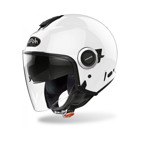 Airoh Скутерска каска Helios White Gloss - BobiMX.com Airoh Скутерска каска Helios White Gloss