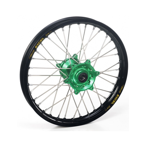 Haan Wheels Комплект предна джанта 19x1.40 36 спици Kawasaki KX85 01- - BobiMX.com Haan Wheels Комплект предна джанта 19x1.40 36 спици Kawasaki KX85 01-