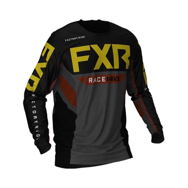 FXR Тениска Podium Offroad Black/Rust/Gold - BobiMX.com FXR Тениска Podium Offroad Black/Rust/Gold