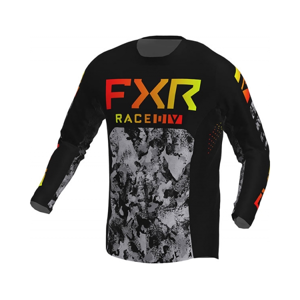 FXR Тениска Podium MX22 Acid/Inferno - BobiMX.com FXR Тениска Podium MX22 Acid/Inferno