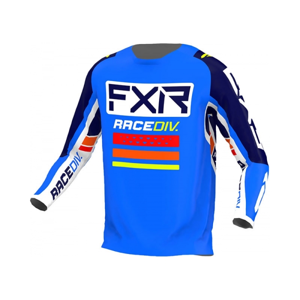 FXR Тениска Clutch Pro MX22 Cobalt Blue/White/Navy - BobiMX.com FXR Тениска Clutch Pro MX22 Cobalt Blue/White/Navy