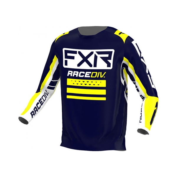 FXR Тениска Clutch Pro MX22 Midnight/White/Yellow - BobiMX.com FXR Тениска Clutch Pro MX22 Midnight/White/Yellow