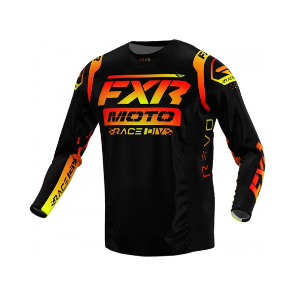 FXR Тениска Revo Comp MX22 Tequila Sunset/Black - BobiMX.com FXR Тениска Revo Comp MX22 Tequila Sunset/Black