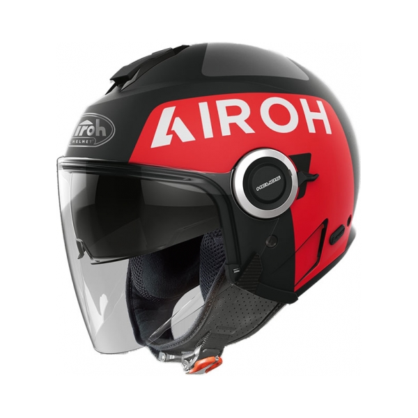 Airoh Скутерска каска Helios Up Black Matt - BobiMX.com Airoh Скутерска каска Helios Up Black Matt