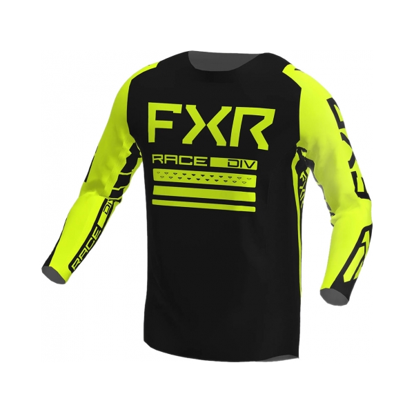 FXR Тениска Contender MX23 Black Hi Vis - BobiMX.com FXR Тениска Contender MX23 Black Hi Vis