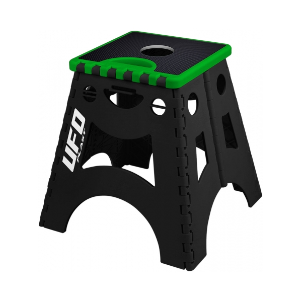 UFO Сгъваема стойка за мотоциклет Mecha Green - BobiMX.com UFO Сгъваема стойка за мотоциклет Mecha Green