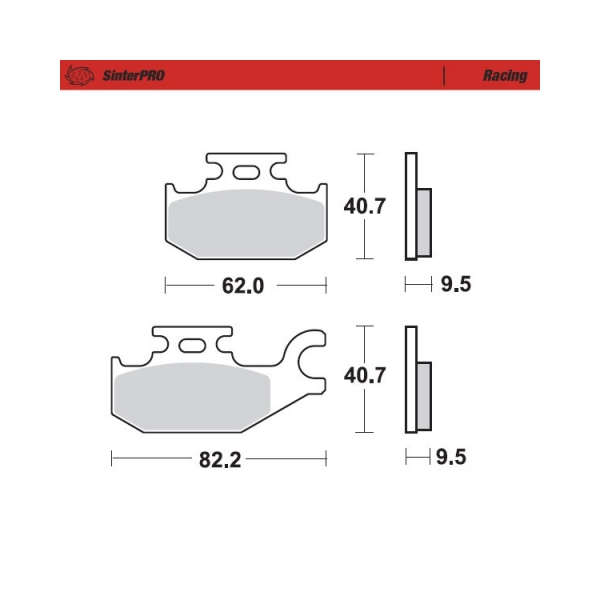 Moto-Master Накладки 094211 предни ATV Yamaha, Can Am - BobiMX.com Moto-Master Накладки 094211 предни ATV Yamaha, Can Am