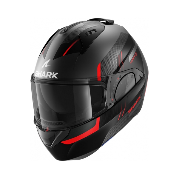 Shark Каска Evo ES Kryd Mat Anthracite Black Red - BobiMX.com Shark Каска Evo ES Kryd Mat Anthracite Black Red