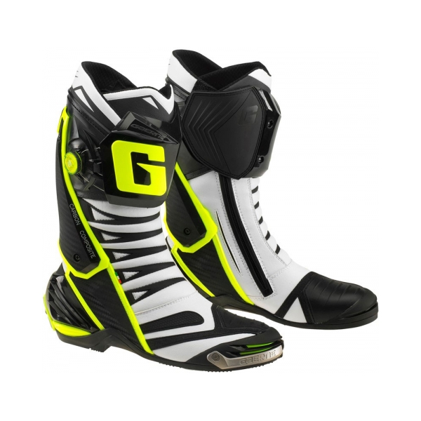 Gaerne Ботуши GP1 Evo White/Black Yellow - BobiMX.com Gaerne Ботуши GP1 Evo White/Black Yellow
