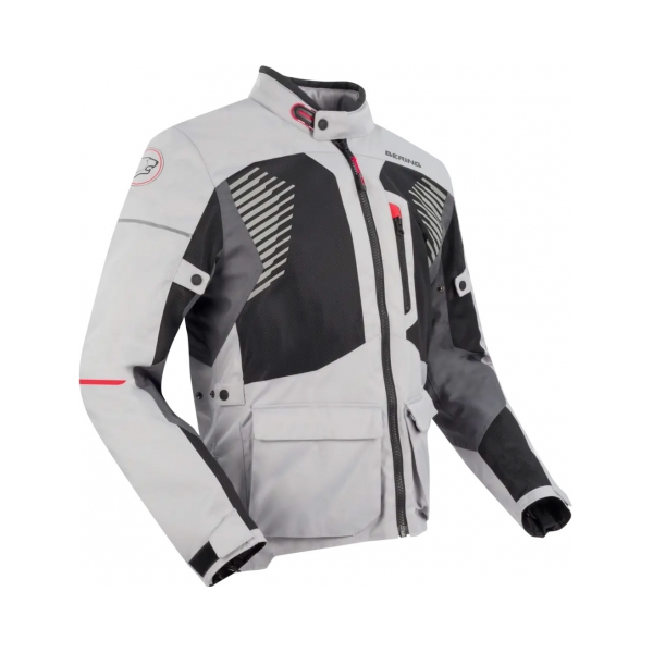 Bering Яке Bakundu Grey/Black/Red - BobiMX.com Bering Яке Bakundu Grey/Black/Red