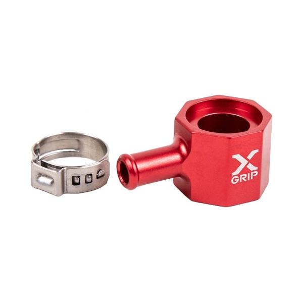 X-Grip Алуминиев накрайник за резервоар за гориво 2Т KTM, Husqvara и Gas-Gas Червен - BobiMX.com X-Grip Алуминиев накрайник за резервоар за гориво 2Т KTM, Husqvara и Gas-Gas Червен