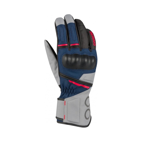 Bering Ръкавици Siberia Grey/Blue/Red - BobiMX.com Bering Ръкавици Siberia Grey/Blue/Red