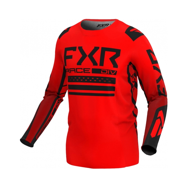 FXR Тениска Contender MX23 Red Black - BobiMX.com FXR Тениска Contender MX23 Red Black