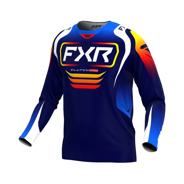 FXR Тениска Clutch Pro MX25 Navy Inferno - BobiMX.com FXR Тениска Clutch Pro MX25 Navy Inferno