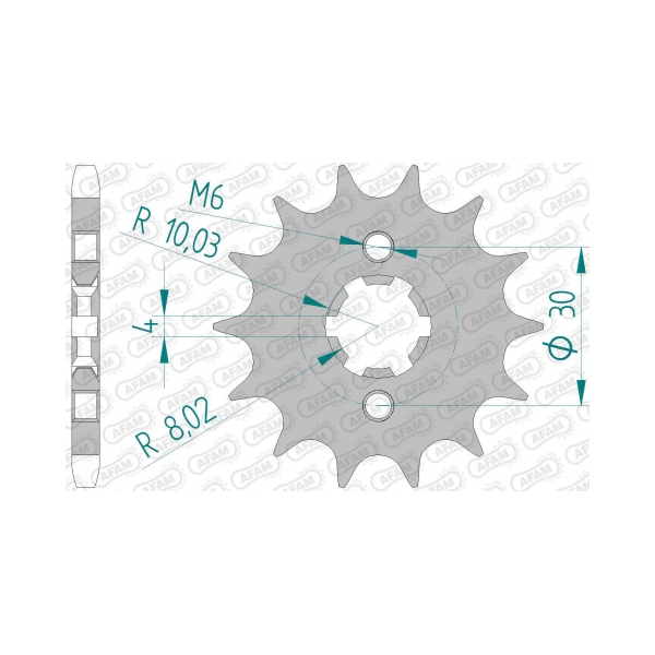 AFAM Преден зъбак 15 Зъба/ 428 Kawasaki KMX125/200, KDX125, BN125 Eliminator 98-07; Husqvarna CH125WXE/SM 2005 - BobiMX.com AFAM Преден зъбак 15 Зъба/ 428 Kawasaki KMX125/200, KDX125, BN125 Eliminator 98-07; Husqvarna CH125WXE/SM 2005