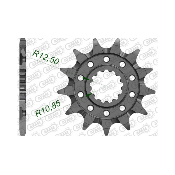 AFAM Преден зъбак 520 Kawasaki KX450F 06-25, KLX450R 07-21 - BobiMX.com AFAM Преден зъбак 520 Kawasaki KX450F 06-25, KLX450R 07-21