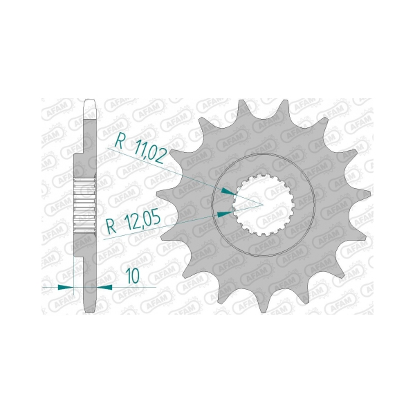 AFAM Преден зъбак 16 Зъба/ 520 Aprilia 650ie Pegaso 01-04; BMW F650GS 99-07, G650GS 08-15; Husqvarna TR650 12-13 - BobiMX.com AFAM Преден зъбак 16 Зъба/ 520 Aprilia 650ie Pegaso 01-04; BMW F650GS 99-07, G650GS 08-15; Husqvarna TR650 12-13